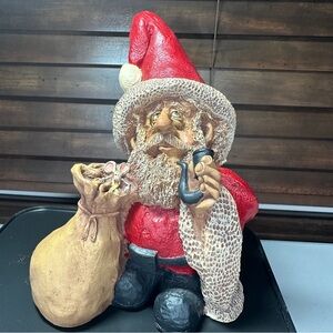 Vintage Santa Handcrafted Frumps Collection Figurine Signed And Dated By Artist